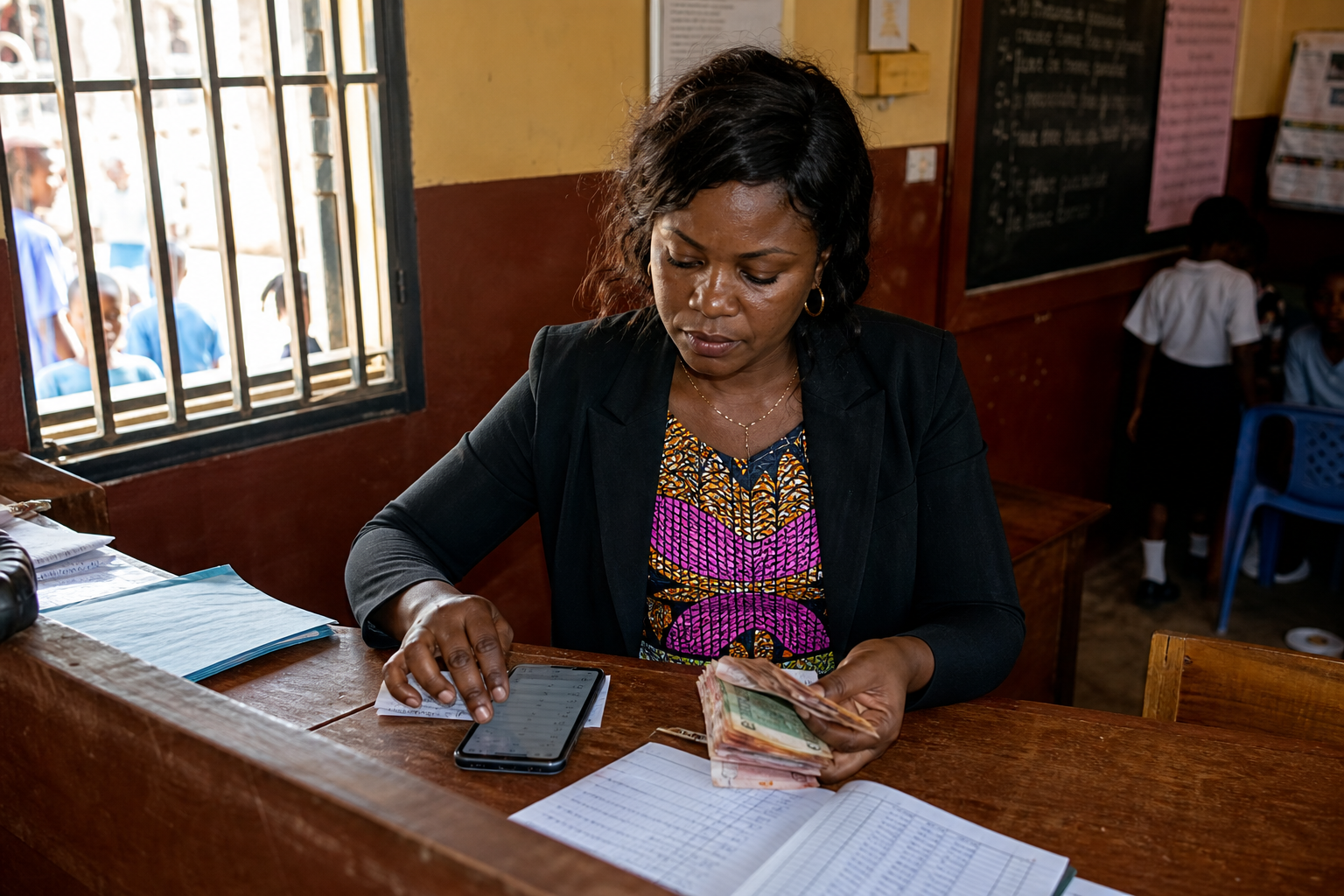 Gestion des frais scolaires et paiements Mobile Money en RDC